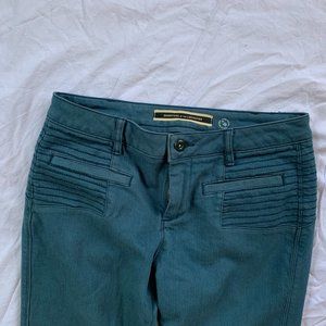 Daughters of The Liberation | Blue Ankle Moto Pant